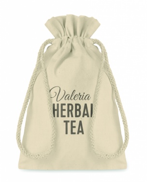 Logo trade business gift photo of: Small Cotton draw cord bag