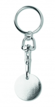 Logo trade promotional gifts image of: Key ring token (€uro token)