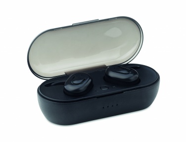 Logotrade promotional product image of: TWS earbuds with charging box