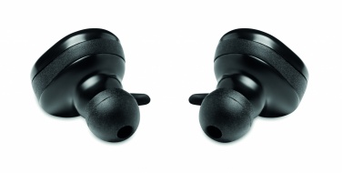 Logo trade business gifts image of: TWS earbuds with charging box