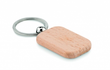 Logotrade corporate gifts photo of: Rectangular wooden key ring Bauska