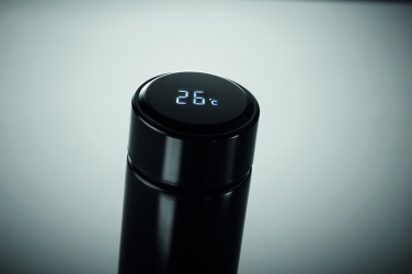 Logo trade promotional merchandise image of: Bottle with touch thermometer