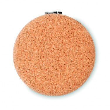 Logo trade promotional item photo of: Pocket mirror with cork cover