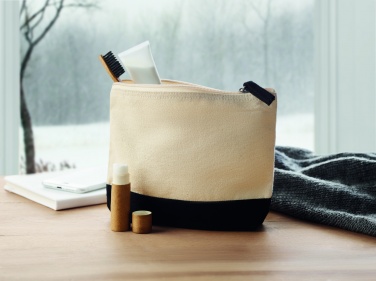 Logotrade corporate gift image of: Bicolour cotton cosmetic bag