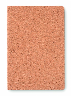 Logotrade promotional merchandise photo of: A5 cork notebook 96 lined