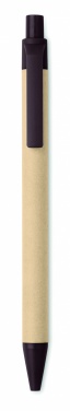 Logotrade promotional product picture of: Push ball pen coffee husk/ABS
