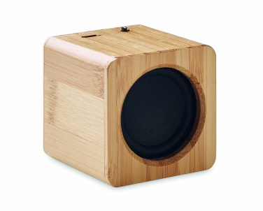 Logotrade promotional merchandise photo of: Bamboo wireless speaker