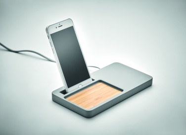 Logo trade business gift photo of: Wireless charging organizer10W