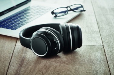 Logo trade promotional products image of: ANC headphone and pouch