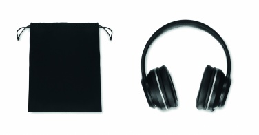 Logo trade promotional products image of: ANC headphone and pouch