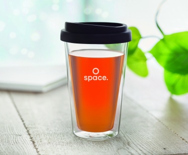 Logo trade promotional products image of: High borosilicate glass 350ml