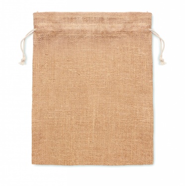 Logo trade promotional merchandise photo of: Medium jute gift bag 25 x 32cm