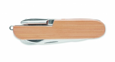 Logotrade corporate gifts photo of: Multi tool pocket knife bamboo
