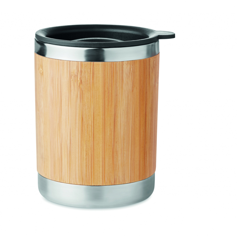 Logo trade promotional item photo of: Tumbler in bamboo cover 250ml