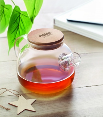 Logo trade promotional items image of: Teapot borosilicate glass 850ml