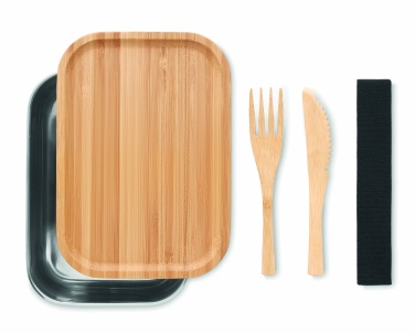 Logo trade promotional giveaway photo of: Stainless steel lunchbox 600ml