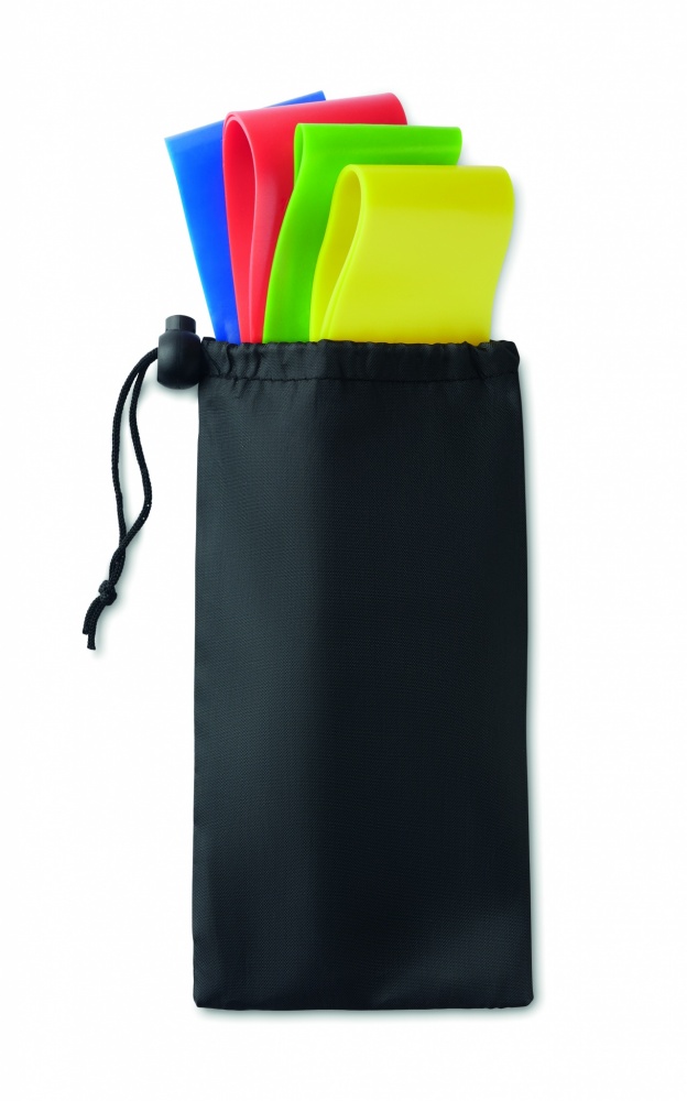 Logotrade corporate gift image of: Set of 4 TPE fitness bands