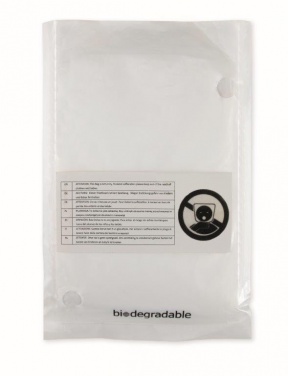 Logo trade advertising product photo of: Biodegradable poncho and bag