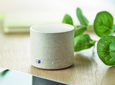 Logotrade promotional product image of: 3W speaker in wheat straw/ABS