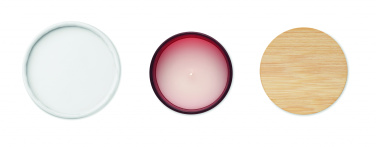 Logo trade promotional giveaway photo of: Plant based wax candle 200 gr