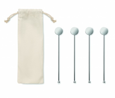 Logotrade promotional giveaway picture of: Stainless steel stirrers set