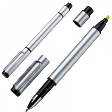 Logotrade promotional item image of: Metal duo pen GETAFE