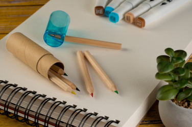 Logotrade promotional item image of: Wooden crayons BECKY