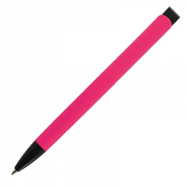Logotrade promotional merchandise photo of: Metal ballpen soft touch BRESCIA
