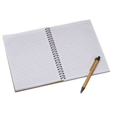 Logo trade advertising products picture of: A5 ECO Notepad KENTWOOD