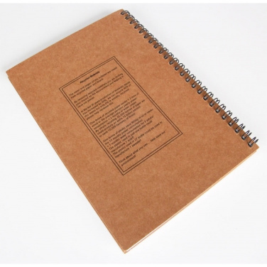 Logo trade promotional merchandise photo of: A5 ECO Notepad KENTWOOD