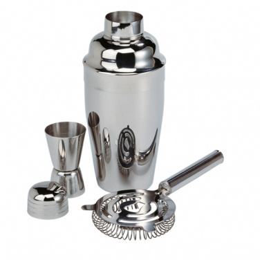 Logotrade business gift image of: Metal cocktail set, 3-piece MESSINA