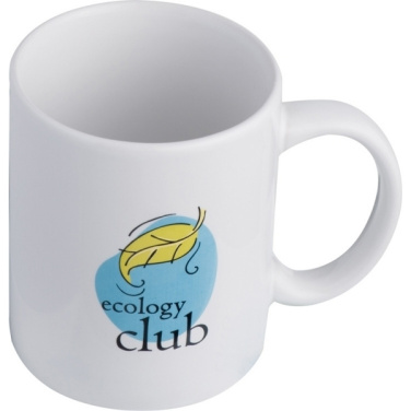 Logo trade corporate gifts image of: Ceramic mug MONZA 300 ml