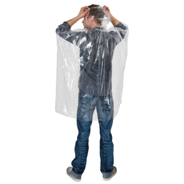 Logo trade promotional gifts image of: Emergency poncho TOURS