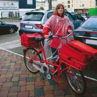 Logo trade promotional giveaway photo of: Emergency poncho TOURS