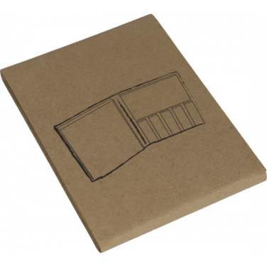 Logotrade promotional item picture of: Adhesive note pad BURLINGTON