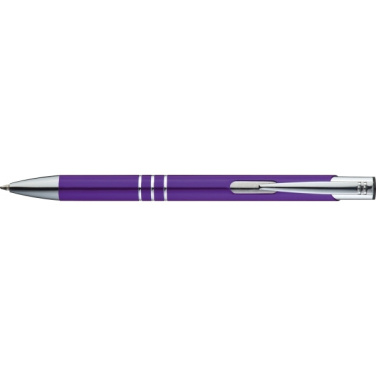 Logo trade business gift photo of: Metal ballpen ASCOT