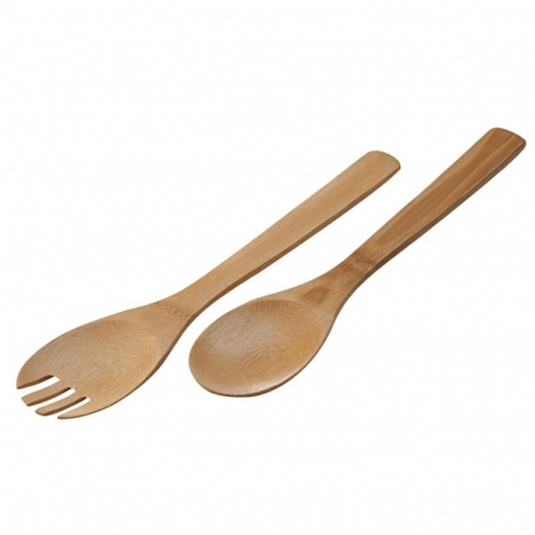 Logotrade promotional merchandise photo of: Bamboo salad servers CAPUA