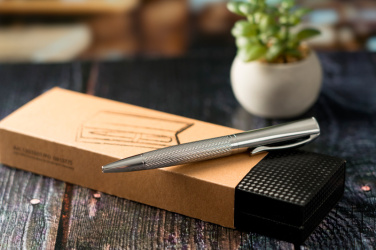 Logo trade promotional giveaways image of: Metal ballpen CHESTER