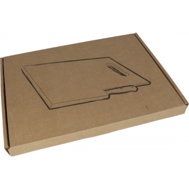 Logo trade promotional merchandise picture of: Wooden board with knife LIZZANO