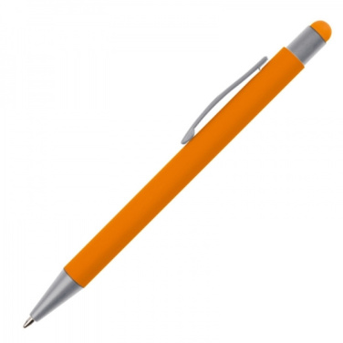 Logo trade promotional item photo of: Metal ballpen touch pen soft touch SALT LAKE CITY