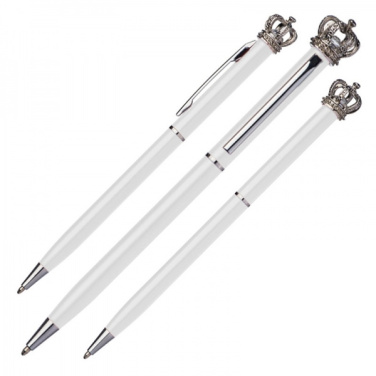 Logotrade promotional giveaway picture of: Metal ballpen KINGS PARK