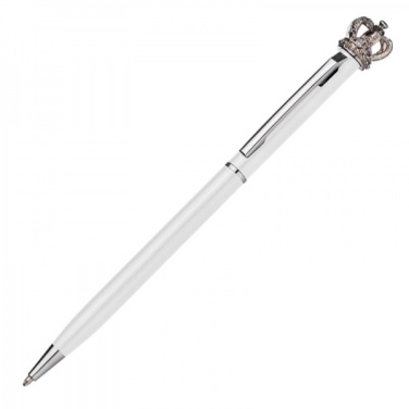 Logo trade promotional gifts image of: Metal ballpen KINGS PARK