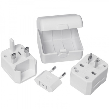 Logotrade promotional gift picture of: Travel adapter PERU
