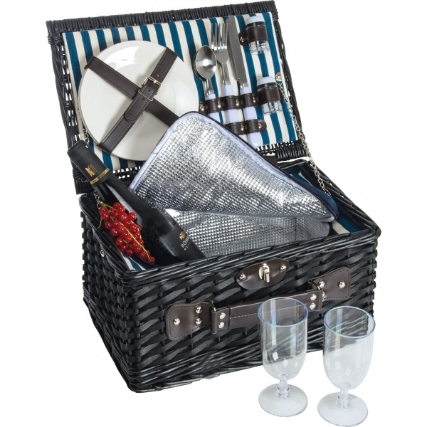 Logo trade promotional products picture of: Picnic basket RIVA DEL GARDA