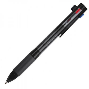 Logo trade promotional item photo of: Plastic ballpen 4in1 NEAPEL