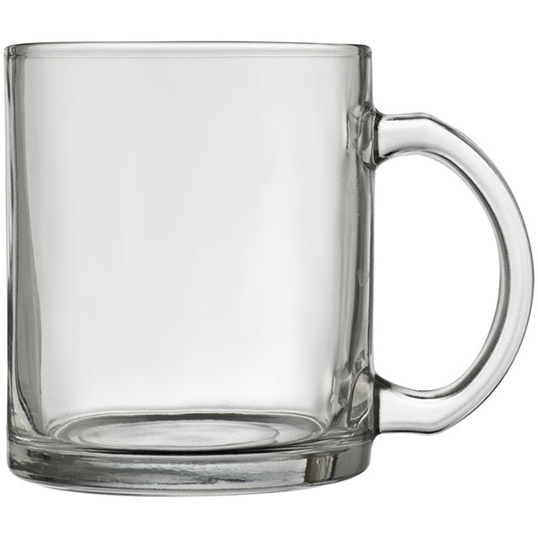 Logo trade promotional merchandise image of: Glass mug LIMERICK 300 ml