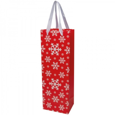Logo trade advertising product photo of: Wine bag in Christmas design LAPLAND