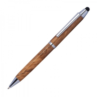 Logotrade advertising product picture of: Wooden ballpen with touch function ERFURT