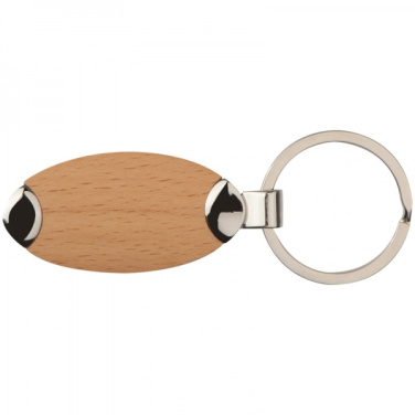 Logotrade promotional giveaway image of: Wooden keyring BALTRUM