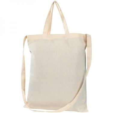 Logo trade promotional merchandise image of: Cotton bag with 3 handles NORDKOOG